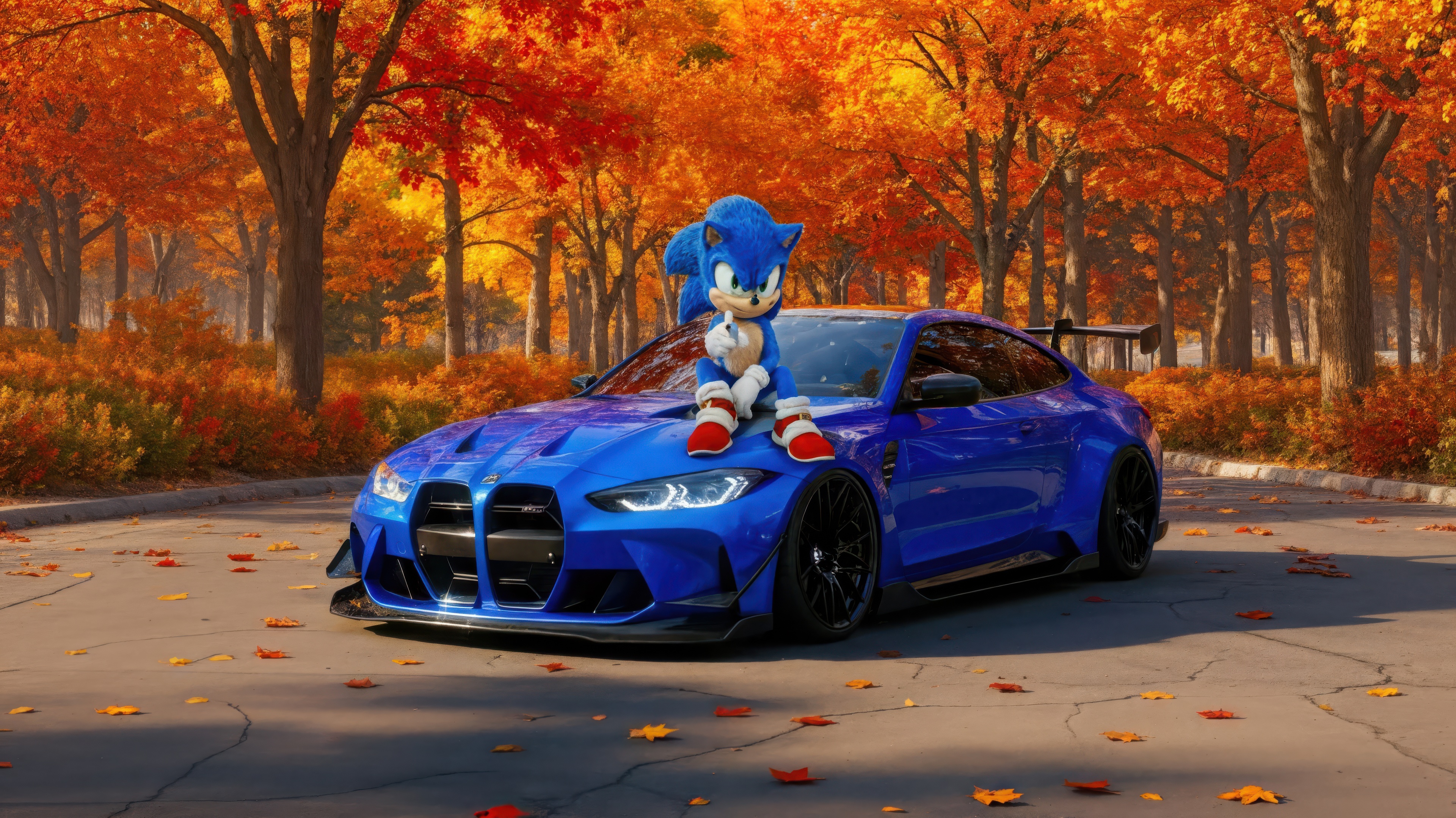 Sonic The Hedgehog Sonic Bmw M4