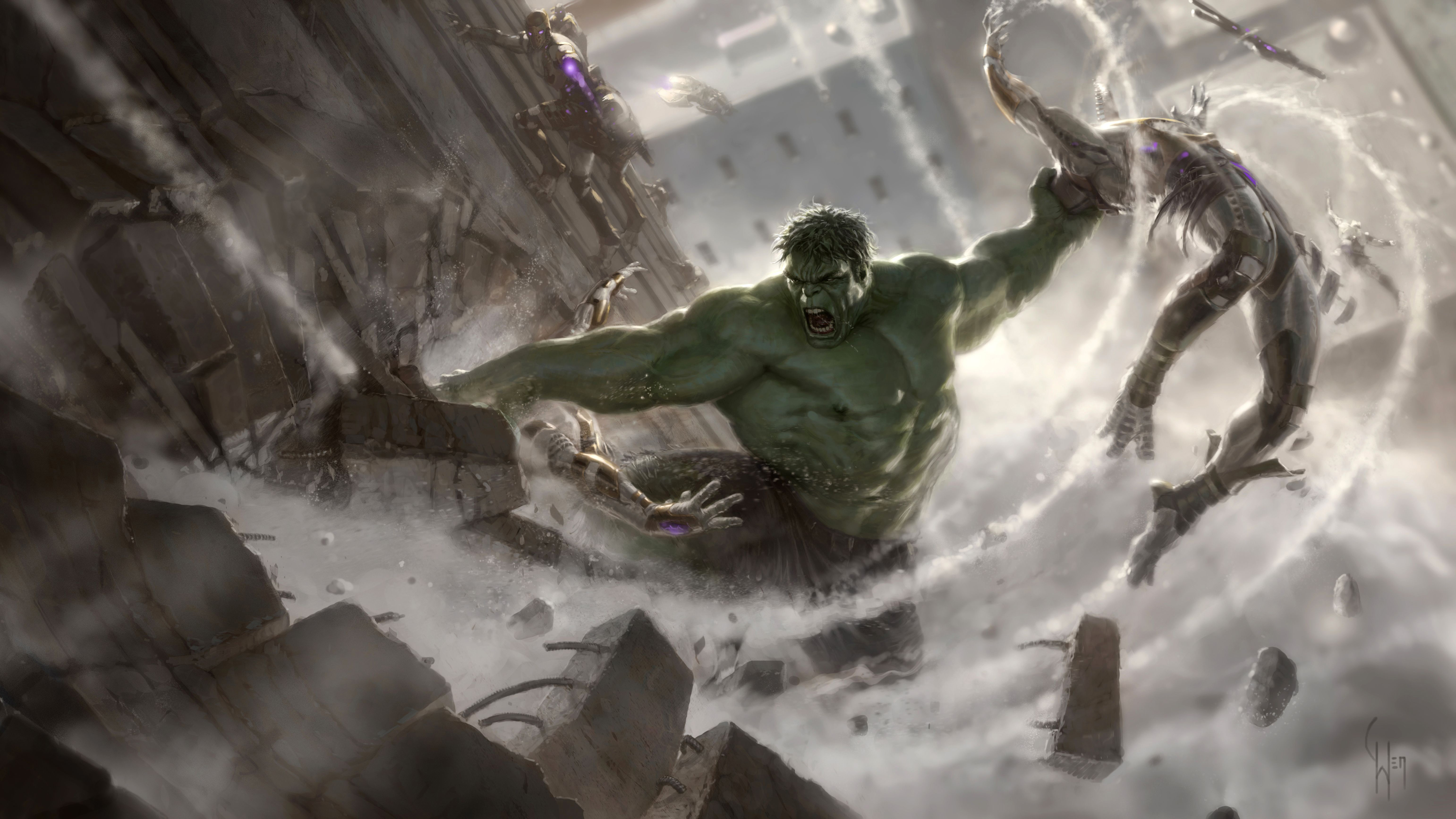 Hulk Avengers Concept Art