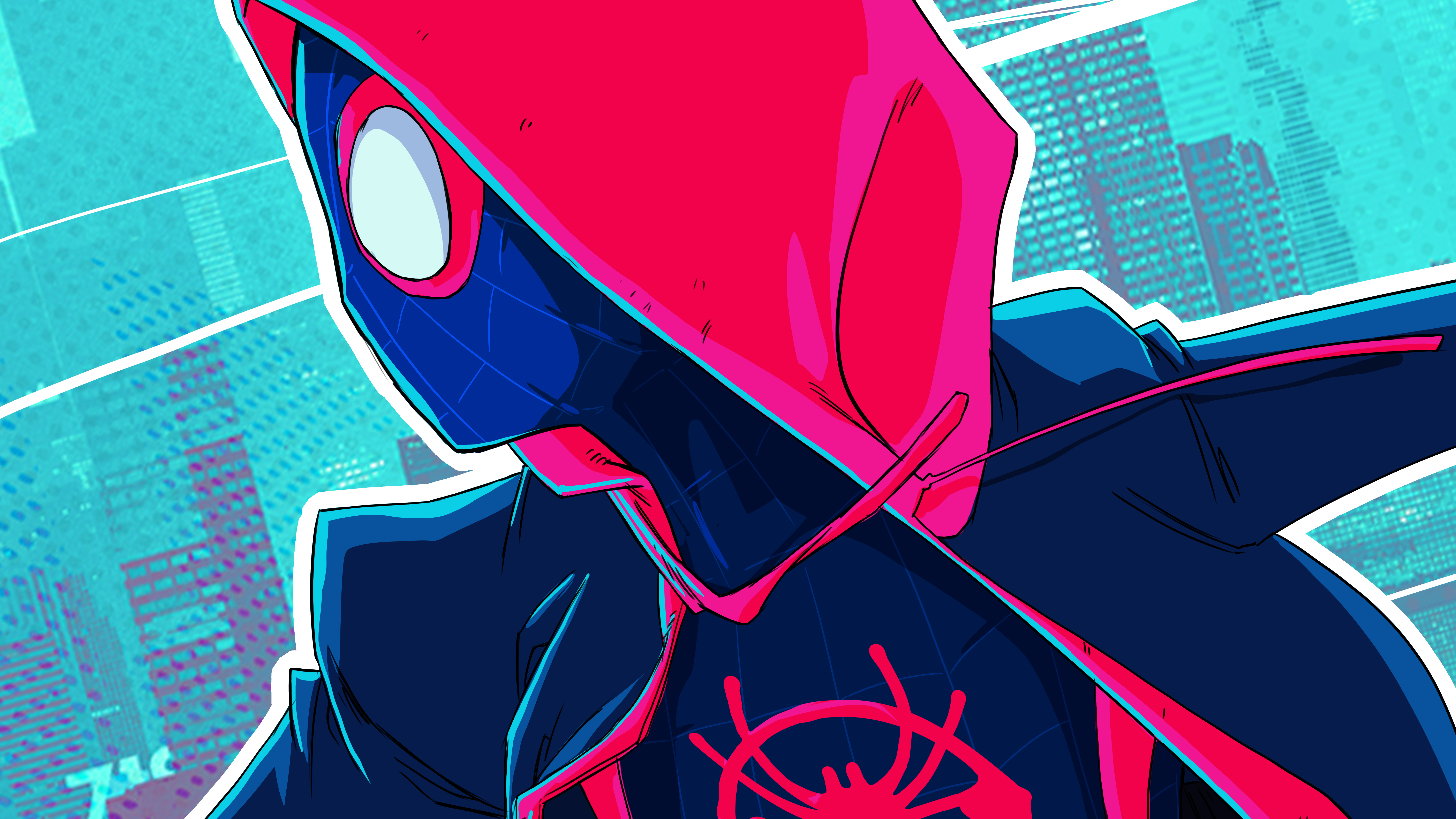 Spider Verse Spiderman 8k